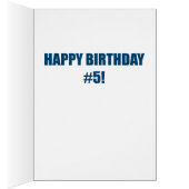 Funny No Money Birthday Card (Binnen (Rechts))