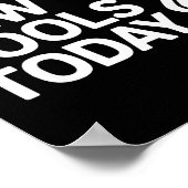 Funny No New Tools Today Poster (Hoek)