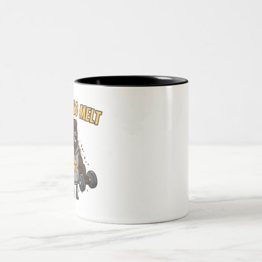 Funny "No Pain, No Melt" Chocolate Gym Mug (Centre)