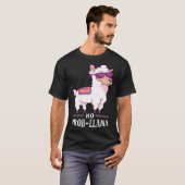 Funny No Prob-Llama Alpaca Lover T-shirt (Voorkant volledig)