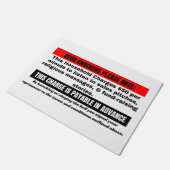 Funny No Soliciting Deurmat (Schuin)