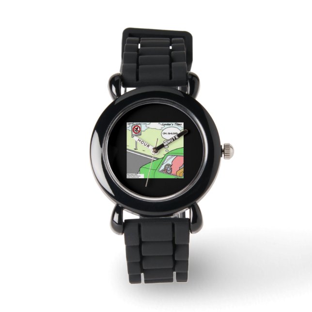 Funny No Squid Zone Watch Horloge (Voorkant)