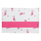 Funny no tooth bunny kussensloop (Achterkant)