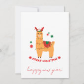 funny noel cartoons santa card (Voorkant)