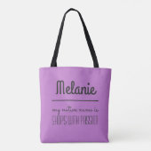 Funny Nom personnalisé Sacs d'achat (Dos)
