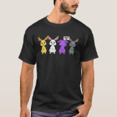 Funny Nonbinary Bunny Gift T-shirt (Voorkant)