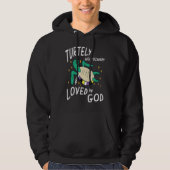 Funny Nonbinary Enby Genderqueer Non Binary Hoodie (Voorkant)