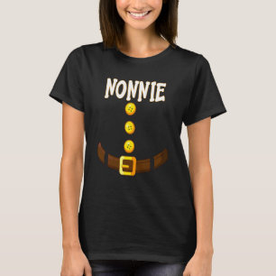 Funny Nonnie Kerstgenoome Dwarf Matching Elf Co T-shirt