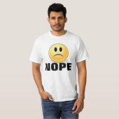 Funny NOPE T-shirts Grumpy (Voorkant volledig)