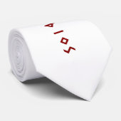 Funny Nordic Rune Stropdas (Opgerold)