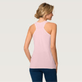 Funny Normal is Boring Black en White Hipster Tanktop (Volledige Achterkant)