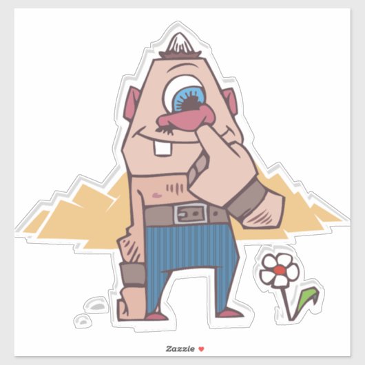 FUNNY NOSE PICKER GUY CAR DECAL STICKER (Vel)