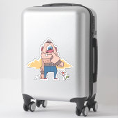 FUNNY NOSE PICKER GUY CAR DECAL STICKER (Koffer)