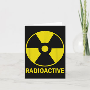 Funny Nostalgic Radioactive Nuclear War Sy Kaart