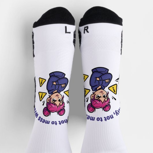 Funny, Not to Mess With Women's Socks Sokken (Top)