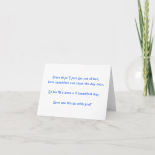 Funny Note Kaart