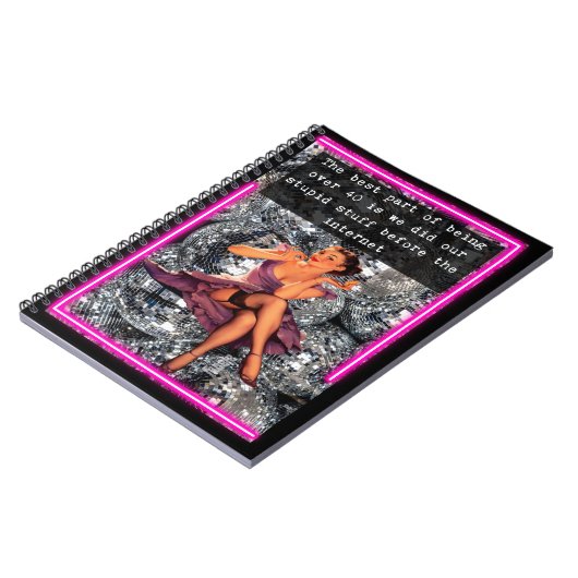 Funny Notebook Journal Best Friend Gift "40" (Côté gauche)