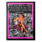 Funny Notebook Journal Best Friend Gift "40" (Devant)