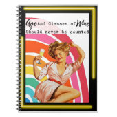 Funny Notebook Journal Best Friend Gift "Age" Notitieboek (Voorkant)