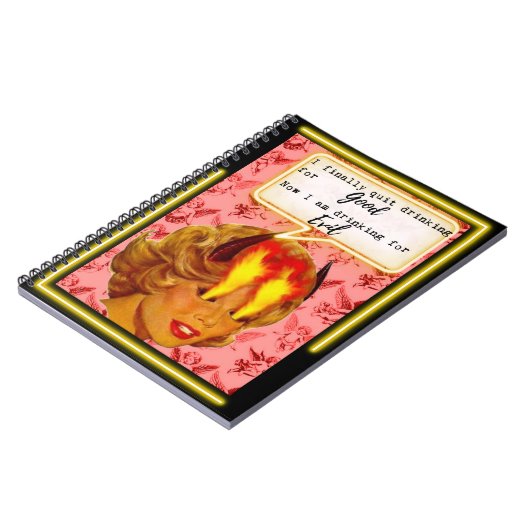 Funny Notebook Journal Best Friend Gift "Evil" Notitieboek (Linkerzijde)