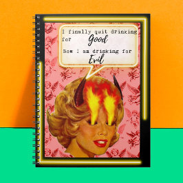 Funny Notebook Journal Best Friend Gift "Evil" Notitieboek