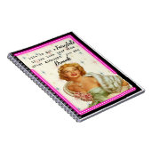 Funny Notebook Journal Best Friend Gift "Fairy" (Côté Droit)