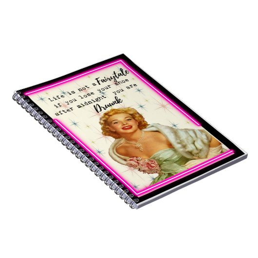 Funny Notebook Journal Best Friend Gift "Fairy" (Côté Droit)