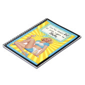 Funny Notebook Journal Best Friend Gift "Flash" (Côté gauche)