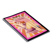 Funny Notebook Journal Best Friend Gift "Martinis" (Côté Droit)