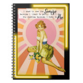 Funny Notebook Journal Best Friend Gift "Sunrise" (Devant)