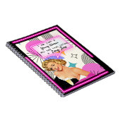 Funny Notebook Journal Best Friend Gift "Young" Notitieboek (Rechterzijde)