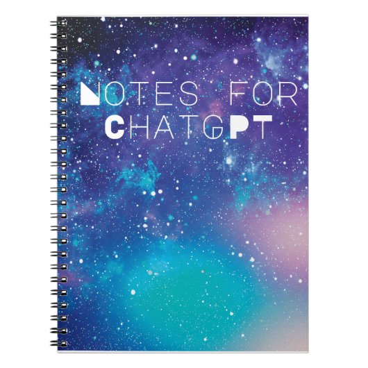 Funny Notes for ChatGPT Notitieboek (Voorkant)