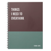 Funny Notitieboek, Humoureus Writers Pad Journal,  Notitieboek (Voorkant)