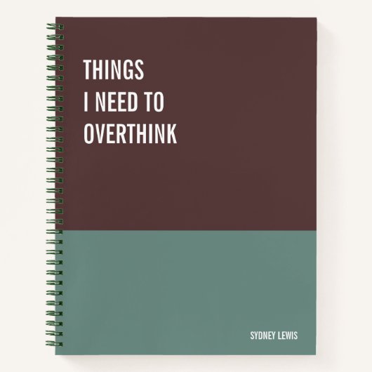Funny Notitieboek, Humoureus Writers Pad Journal, Notitieboek (Voorkant)