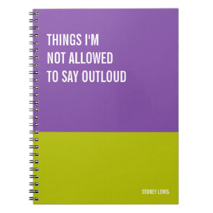 Funny Notitieboek, Humoureus Writers Pad Journal, Notitieboek