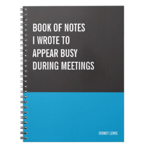 Funny Notitieboek, Humoureus Writers Pad Journal, Notitieboek