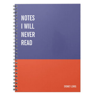 Funny Notitieboek, Humoureus Writers Pad Journal,  Notitieboek