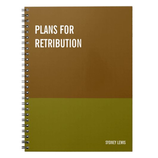 Funny Notitieboek, Humoureus Writers Pad Journal,  Notitieboek (Voorkant)