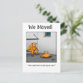 Funny Nouvelle carte postale Faire-part adresse (Debout devant)