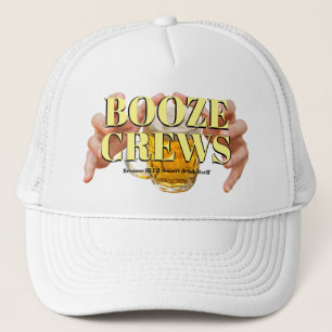 Funny Novelty Baseball Gift Idee BOOZE CREWS Truc Trucker Pet