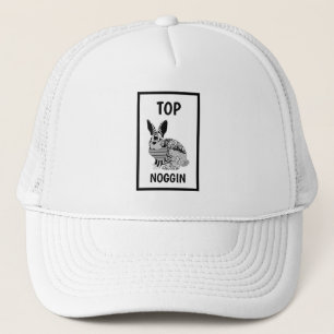 Funny Novelty Baseball TOP NOGGGIN Trucker Pet