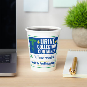 Funny Novelty Doctor Verpleegkundige Urine Collect Papieren Bekers