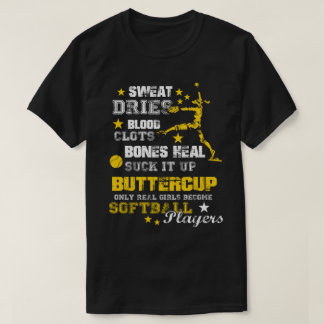 Funny Novelty Gift for Softball Player T-shirt