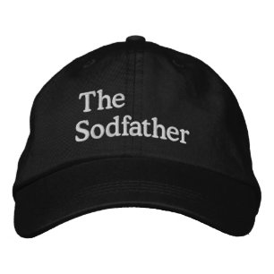 Funny Novelty Golf Accessoires SODFATHER Geborduurde Pet