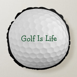 Funny Novelty Golf Theme Pillow Rond Kussen