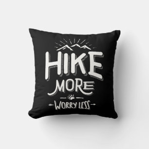 Funny Novelty Hiking T Shirt Hike Minder Kussen