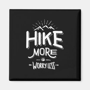 Funny Novelty Hiking T Shirt Hike Minder Magneet
