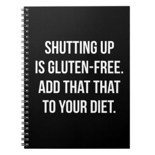 Funny Novelty Humor - Sluiting is luten gratis Notitieboek
