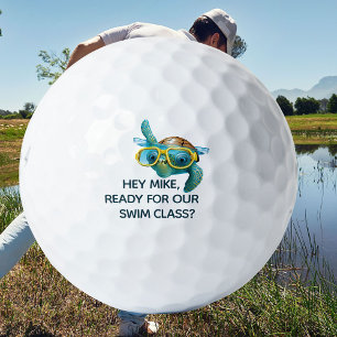 Funny Novelty Water Hole Voornaam Golfballen