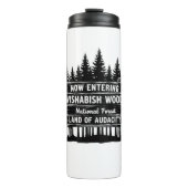 Funny Now Entering I Wishabish Woods Forest Audaci Thermosbeker (Voorkant)